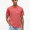 Camiseta con bolsillo a rayas Camiseta con bolsillo a rayas