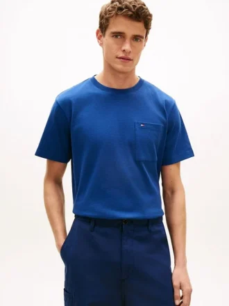 Camiseta con bolsillo de jersey de malla
