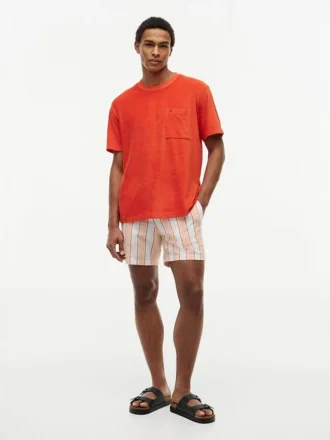 Camiseta con bolsillo de rizo