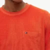 Camiseta con bolsillo de rizo