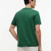 Camiseta con bolsillo y logotipo floral