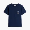 Camiseta con bolsillo y logotipo floral Camiseta con bolsillo y logotipo floral