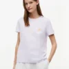 Camiseta con bolsillo y monograma bordado Camiseta con bolsillo y monograma bordado