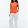 Camiseta con bolsillo y monograma bordado Camiseta con bolsillo y monograma bordado
