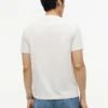 Camiseta con bolsillo y rayas en el pecho Camiseta con bolsillo y rayas en el pecho