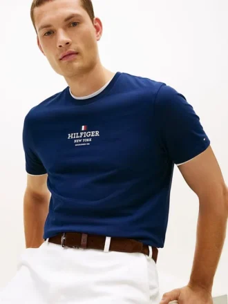 Camiseta con el logotipo de Hilfiger