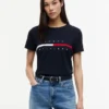 Camiseta con el logotipo de la bandera bordado Camiseta con el logotipo de la bandera bordado