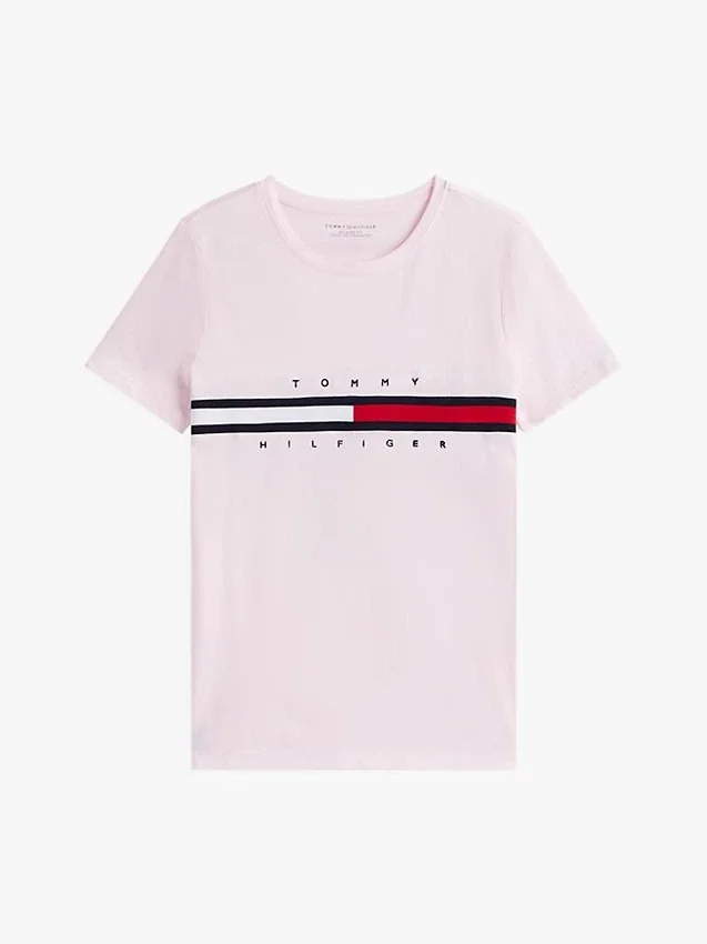 Camiseta con el logotipo de la bandera bordado Camiseta con el logotipo de la bandera bordado
