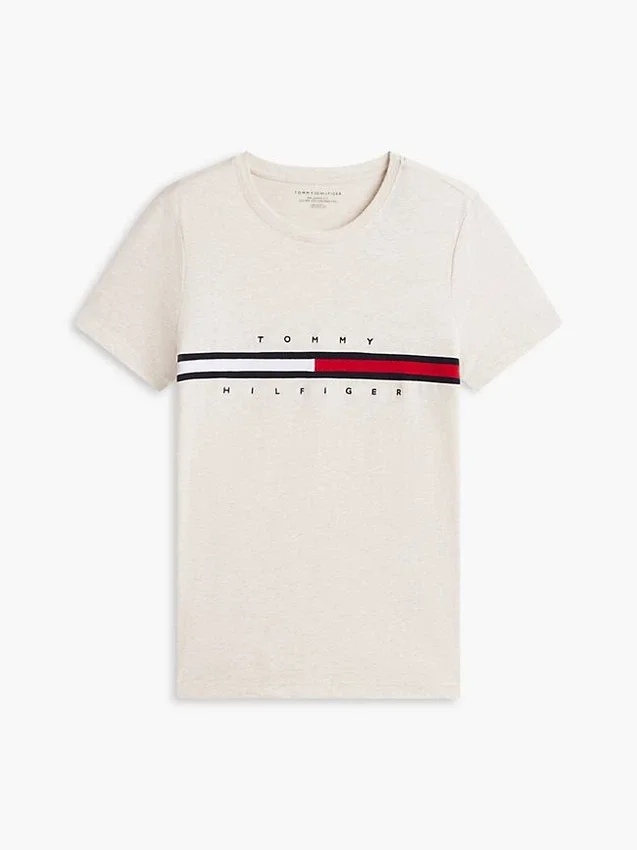 Camiseta con el logotipo de la bandera bordado Camiseta con el logotipo de la bandera bordado