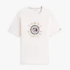 Camiseta con el logotipo de la bandera circular Camiseta con el logotipo de la bandera circular