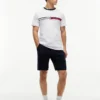 Camiseta con el logotipo de la raya de la bandera Camiseta con el logotipo de la raya de la bandera