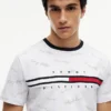 Camiseta con el logotipo de la raya de la bandera Camiseta con el logotipo de la raya de la bandera