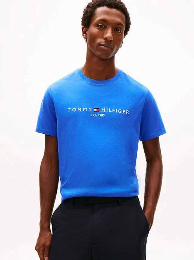 Camiseta con el logotipo de Tommy bordado Camiseta con el logotipo de Tommy bordado