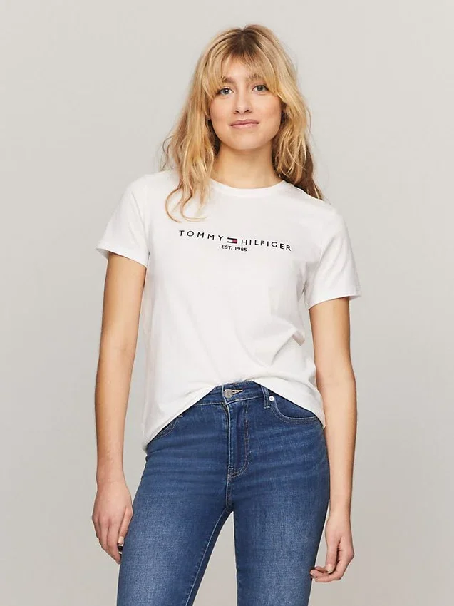 Camiseta con el logotipo de Tommy bordado Camiseta con el logotipo de Tommy bordado