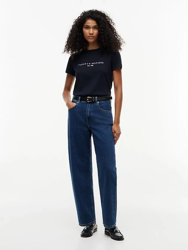 Camiseta con el logotipo de Tommy bordado Camiseta con el logotipo de Tommy bordado
