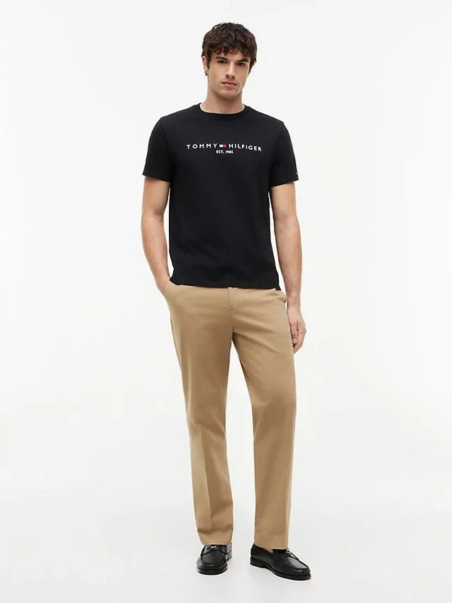 Camiseta con el logotipo de Tommy bordado Camiseta con el logotipo de Tommy bordado
