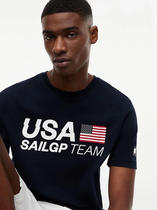 Camiseta con el logotipo de Tommy x US SailGP Team Camiseta con el logotipo de Tommy x US SailGP Team