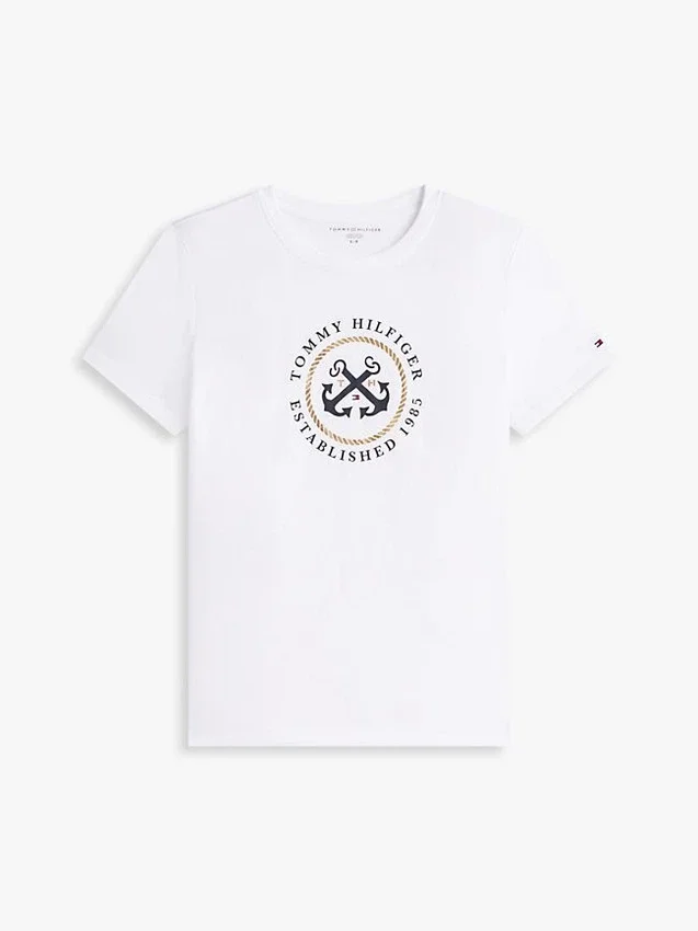 Camiseta con el logotipo del ancla de TH Camiseta con el logotipo del ancla de TH