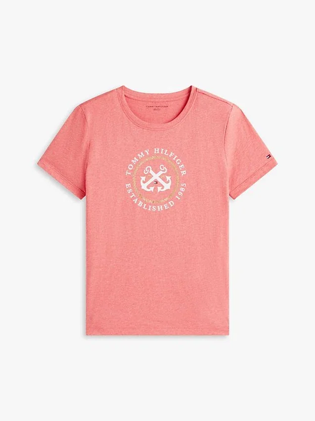Camiseta con el logotipo del ancla de TH Camiseta con el logotipo del ancla de TH