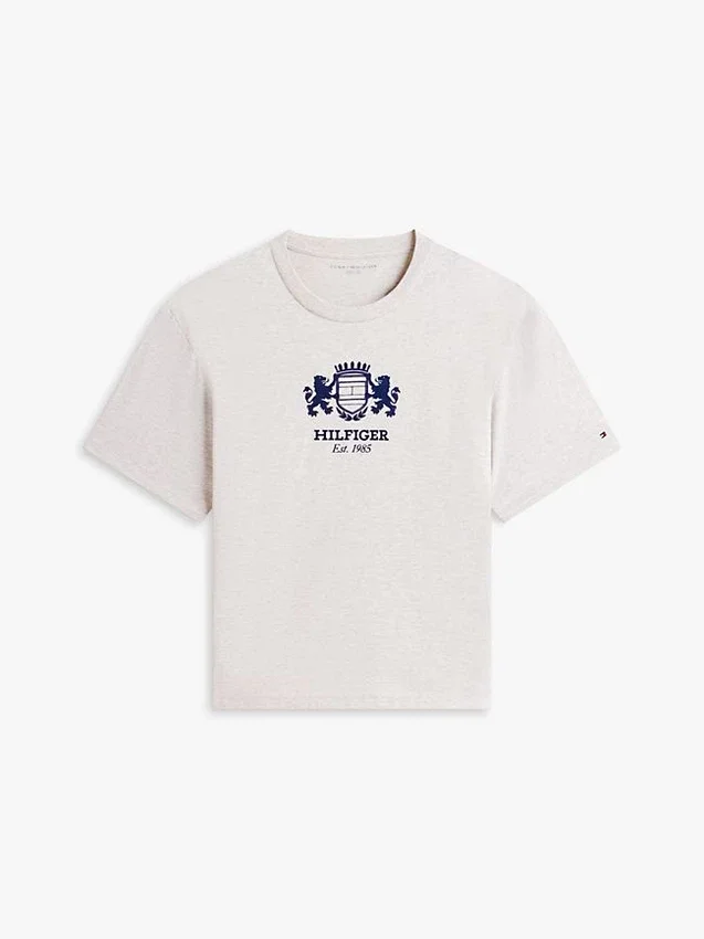 Camiseta con el logotipo del escudo de Hilfiger Camiseta con el logotipo del escudo de Hilfiger