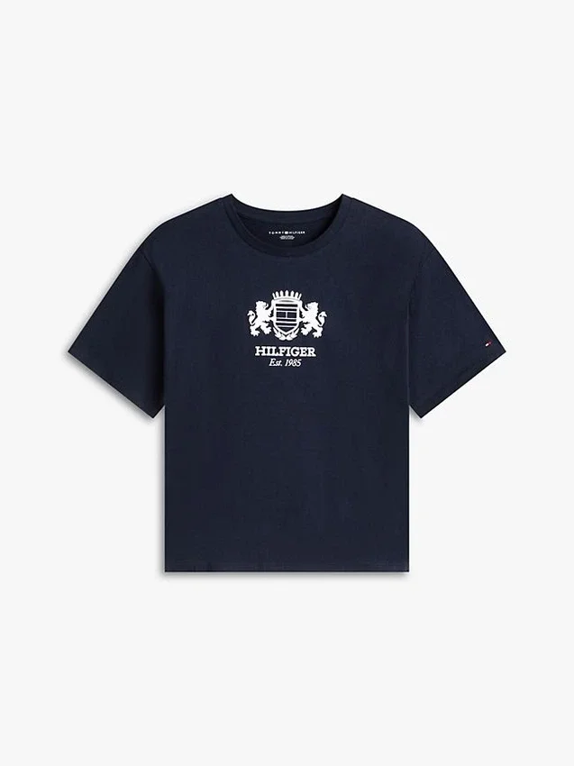 Camiseta con el logotipo del escudo de Hilfiger Camiseta con el logotipo del escudo de Hilfiger