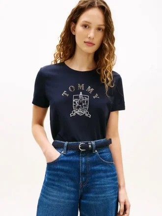 Camiseta con el logotipo del faro