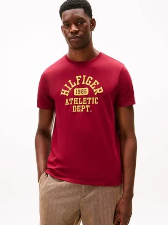 Camiseta con el logotipo deportivo Hilfiger 1985