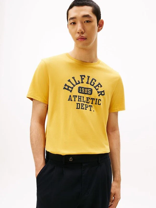 Camiseta con el logotipo deportivo Hilfiger 1985 Camiseta con el logotipo deportivo Hilfiger 1985