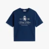 Camiseta con el logotipo Script Crest bordado