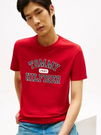 Camiseta con el logotipo Tommy Varsity