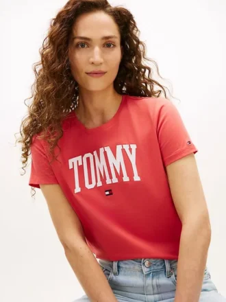 Camiseta con el logotipo Varsity Tommy