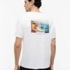 Camiseta con estampado costero