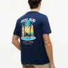 Camiseta con estampado de palmera del desierto en la espalda