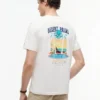 Camiseta con estampado de palmera del desierto en la espalda