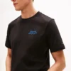 Camiseta con estampado de palmera en la espalda