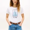 Camiseta con estampado de velero