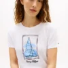 Camiseta con estampado de velero