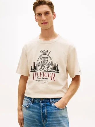Camiseta con estampado gráfico Hilfiger Crest