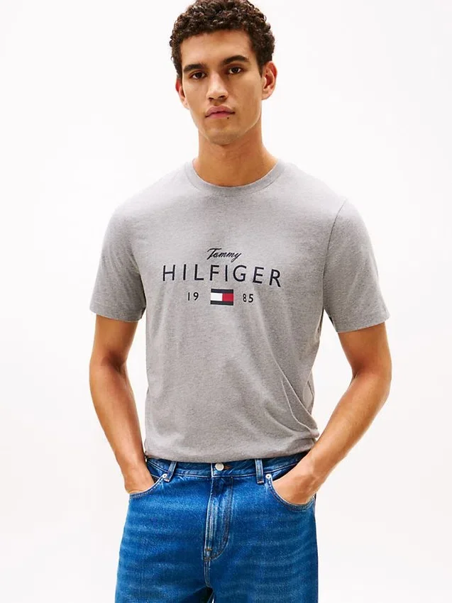 Camiseta con estampado Hilfiger 1985 Camiseta con estampado Hilfiger 1985