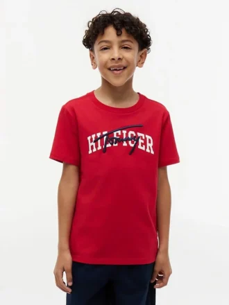 Camiseta con estampado Hilfiger para niño