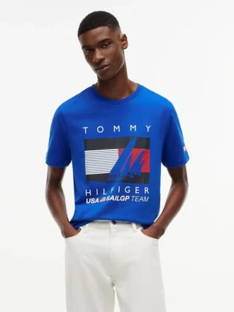 Camiseta con estampado Tommy x US SailGP Team