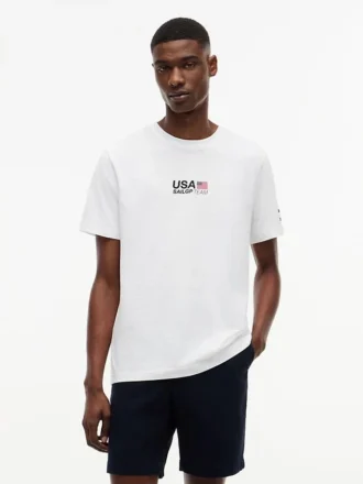 Camiseta con estampado Tommy x US SailGP Team Camiseta con estampado Tommy x US SailGP Team