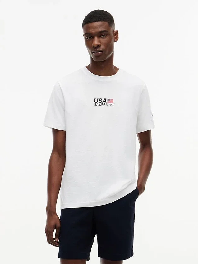 Camiseta con estampado Tommy x US SailGP Team Camiseta con estampado Tommy x US SailGP Team