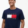 Camiseta con gran logotipo de bandera Camiseta con gran logotipo de bandera