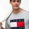 Camiseta con gran logotipo de bandera Camiseta con gran logotipo de bandera