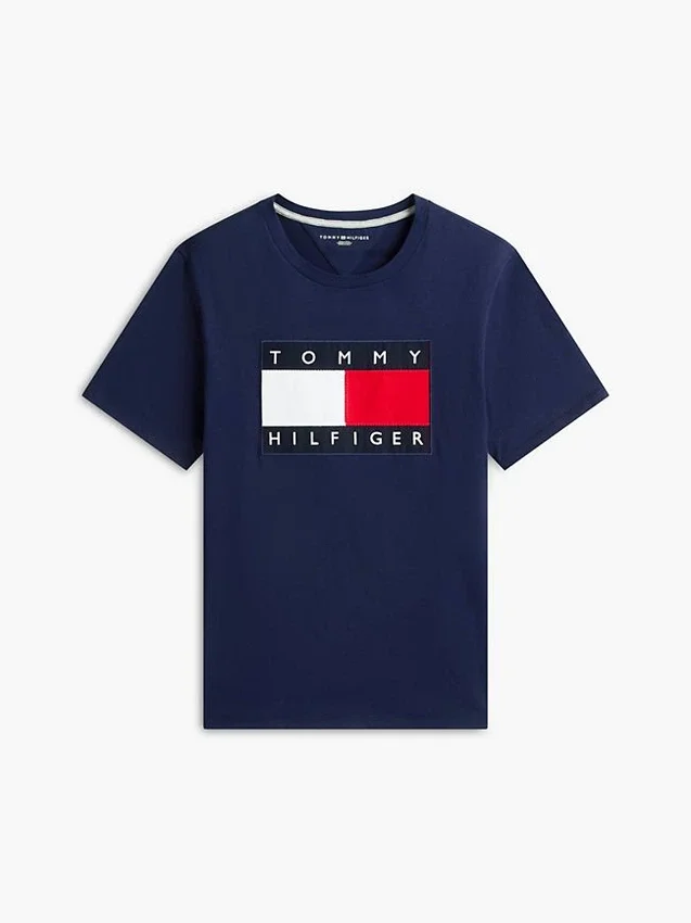 Camiseta con gran logotipo de bandera Camiseta con gran logotipo de bandera