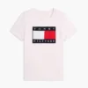 Camiseta con gran logotipo de bandera