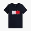 Camiseta con gran logotipo de bandera