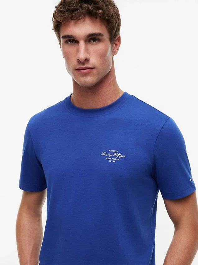 Camiseta con gráfico náutico en la espalda Camiseta con gráfico náutico en la espalda