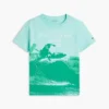 Camiseta con logo de surf para niño